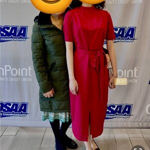 Alexia Admor Red Midi Dress